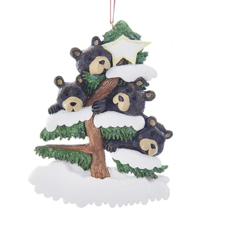 Bear Family of 4 Personalizable Ornament - Shelburne Country Store