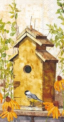 Bird House in Fall Guest Towels - Shelburne Country Store