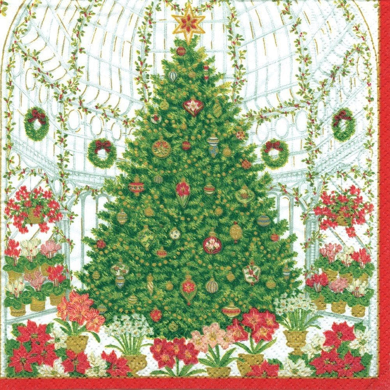 Christmas At The Garden - Lunch Napkin - Shelburne Country Store