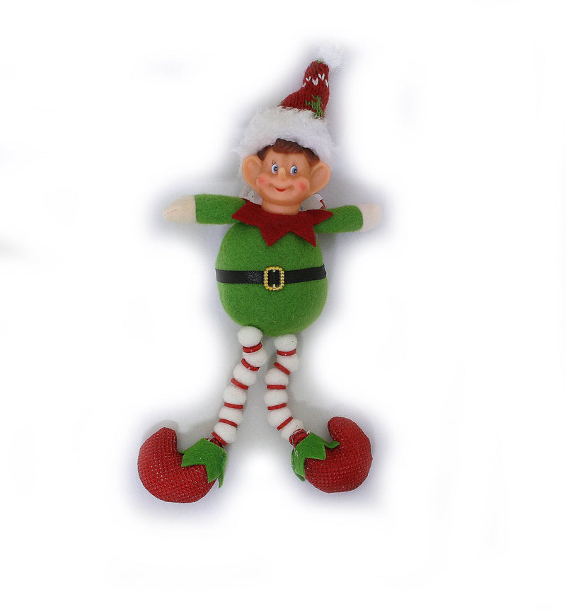 11 Inch Holiday Elf Ornament - - Shelburne Country Store