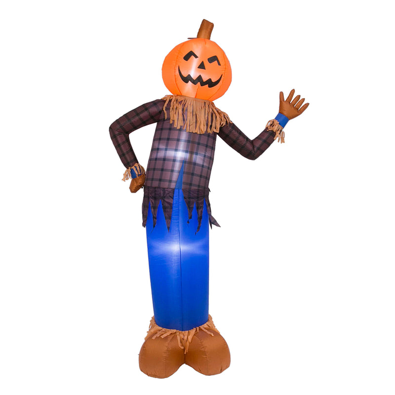 96" Lighted Inflatable Scarecrow - Shelburne Country Store