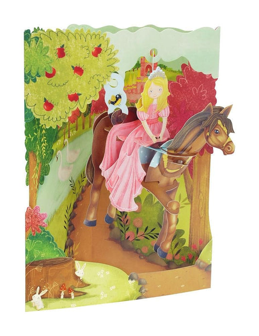Princess on a Horse - Swing Card - Shelburne Country Store