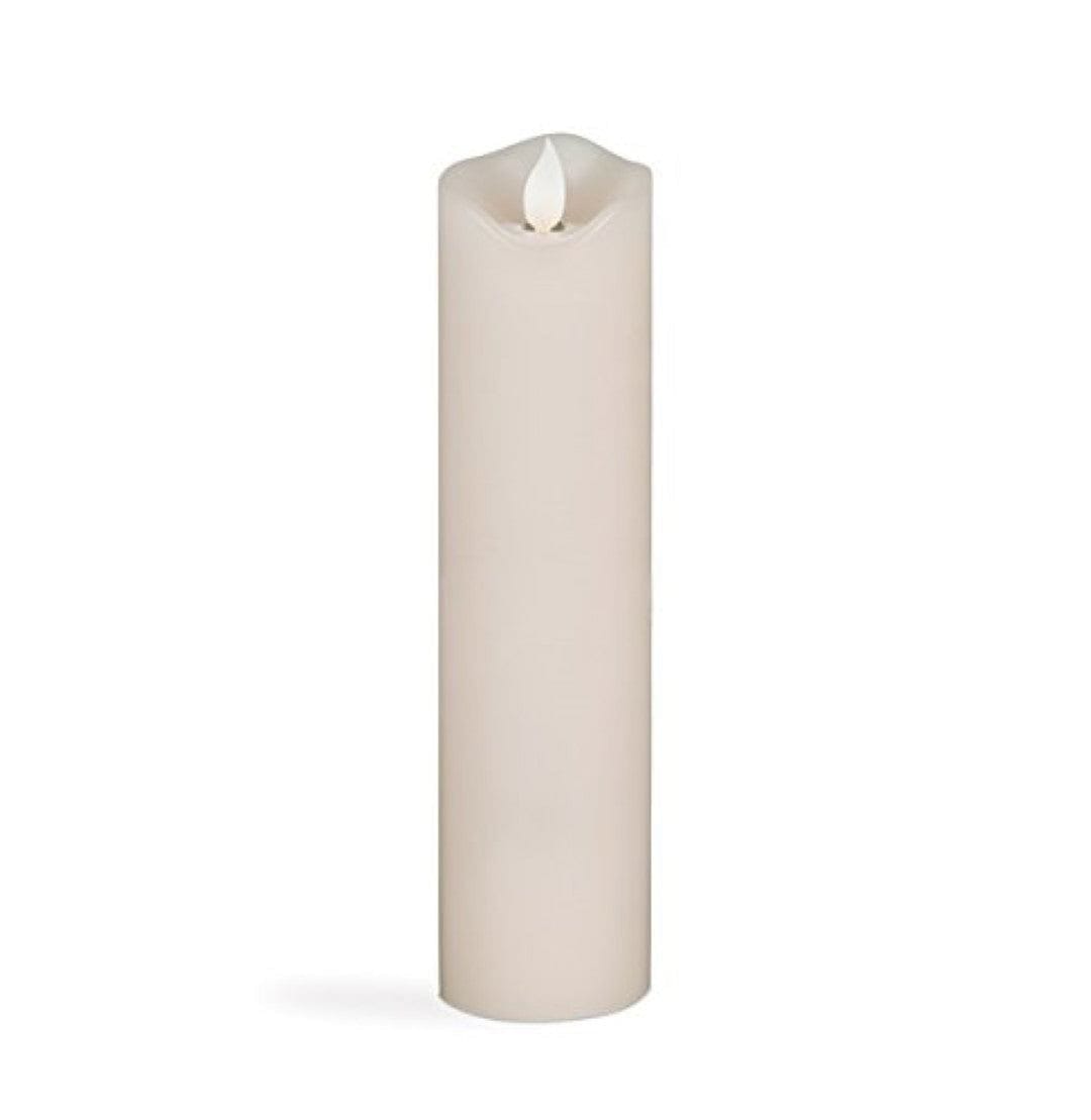Wax Wavy Edge LED Candle - 2x8 Vanilla - Shelburne Country Store