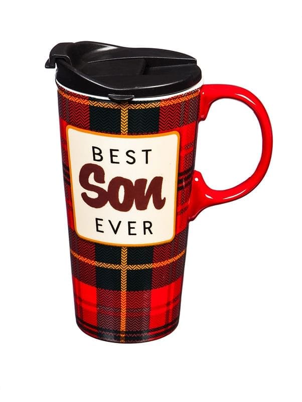 Ceramic Travel Cup, 17 oz. with Gift Box - Best Son Ever - Shelburne Country Store