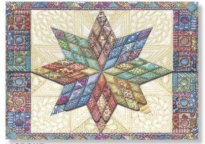 Carol Wilson - Embossed Boxed Note Cards - Star Quilt - Shelburne Country Store