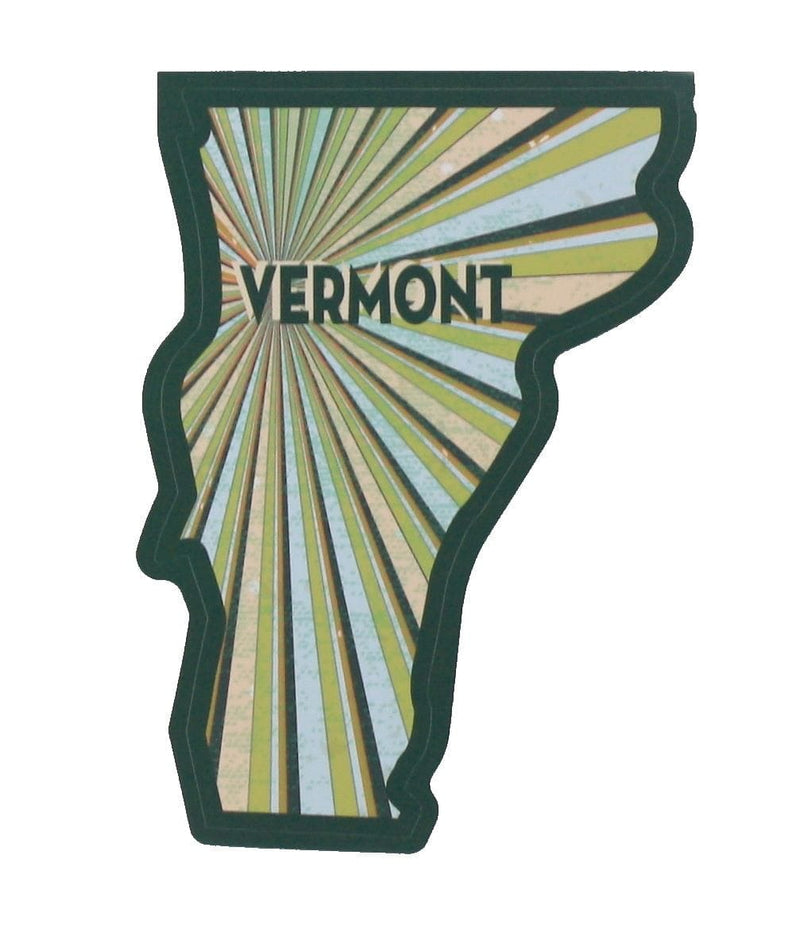 Die Cut Vermont Sunburst Decal - Shelburne Country Store