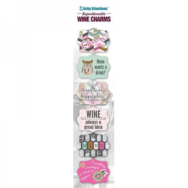 Repositionable Wine Charms - Shelburne Country Store