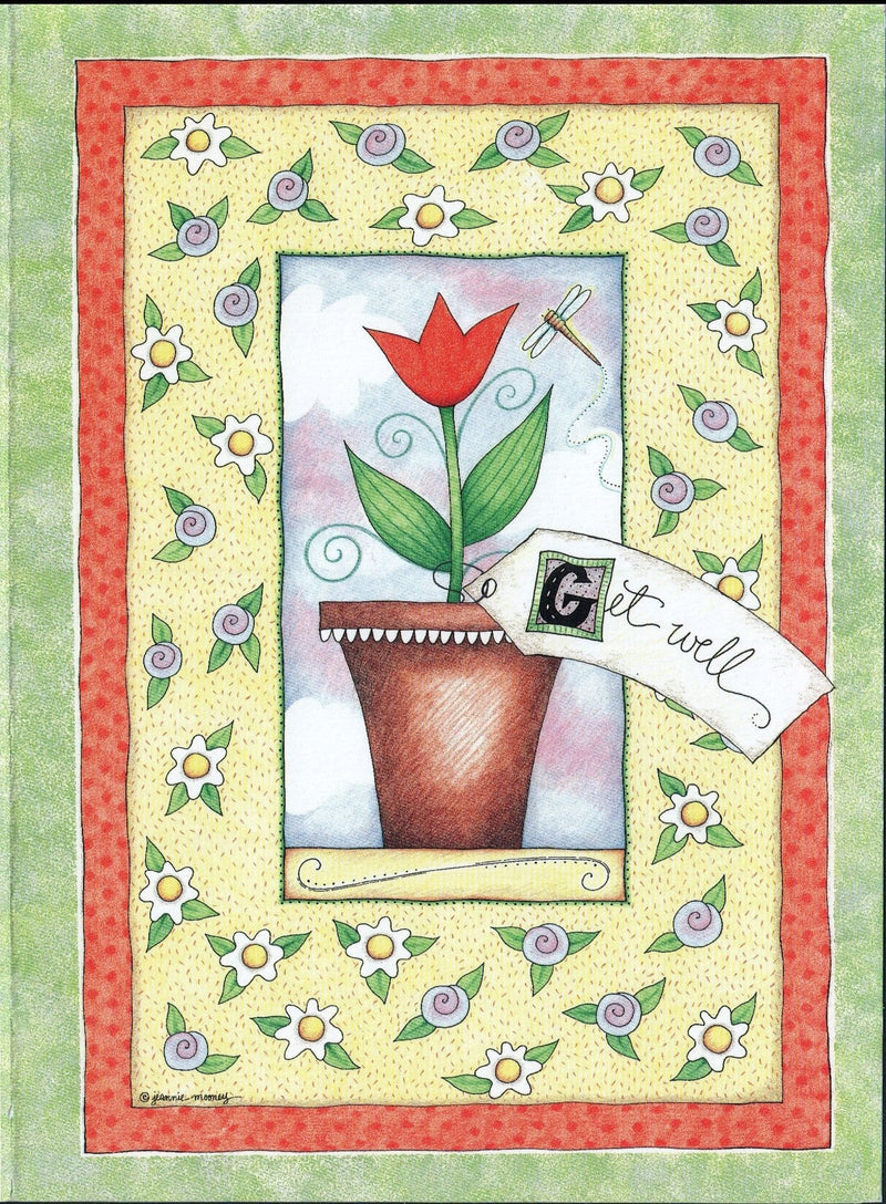 Get Well Flower Pot Card - Shelburne Country Store