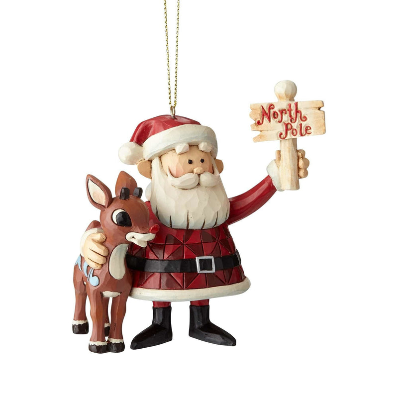 Rudolph & Santa North Pole - Shelburne Country Store