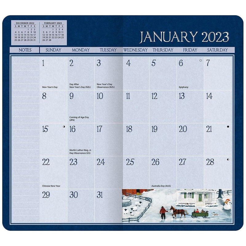 Lang Folk Art 2023 Two Year Planner - Shelburne Country Store