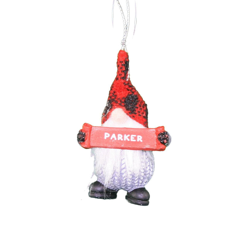 Personalized Gnome Ornament (Letters J-P) - - Shelburne Country Store