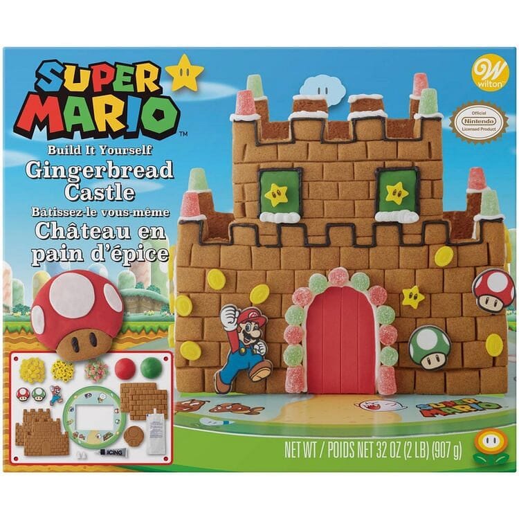 Super Mario Gingerbread Castle Decorating Kit - Shelburne Country Store