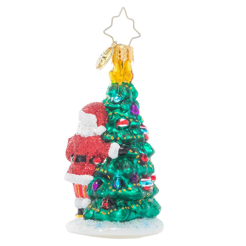 Christopher Radko Little Gem Glass Ornament - Two Talented Tree Trimmers - Shelburne Country Store