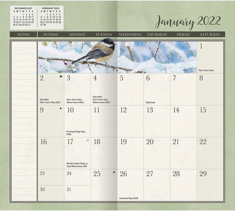 2022  Birds in the Garden 2 Year Planner - Shelburne Country Store