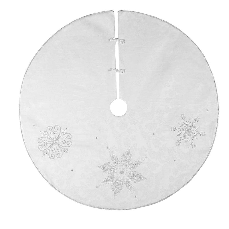 Silver Frost  Tree Skirt - Shelburne Country Store