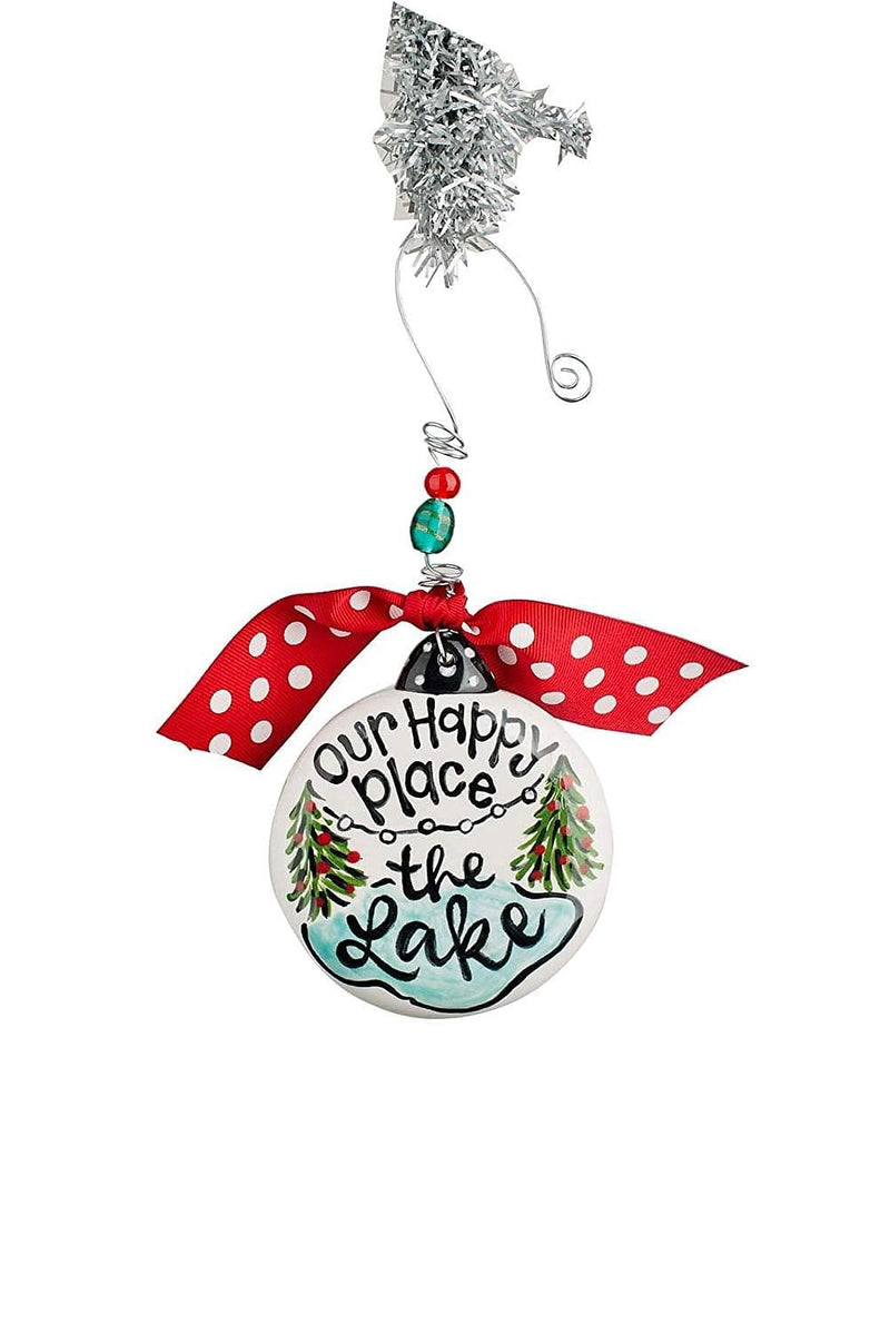 Our Happy Place The Lake  Ornament - Shelburne Country Store