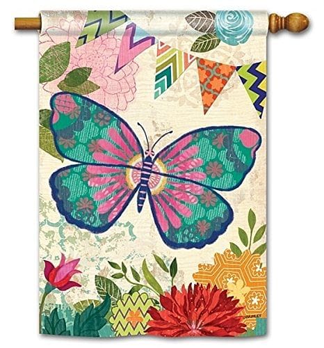 Capistrano Butterfly House Flag - 28" x 40" - BreezeArt - Shelburne Country Store