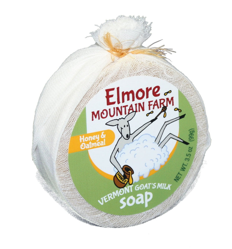 Elmore Mountain Farm Goat's Milk Soap - Honey and Oatmeal - Shelburne Country Store