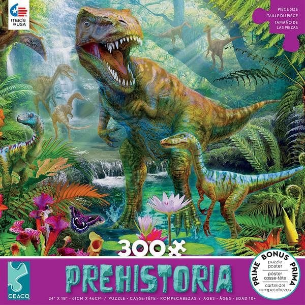 Prehistoria - Dino Jungle  300 Piece Puzzle - Shelburne Country Store