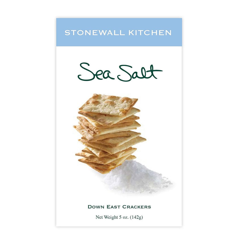 Stonewall Kitchen Sea Salt Crackers - 5 oz box - Shelburne Country Store
