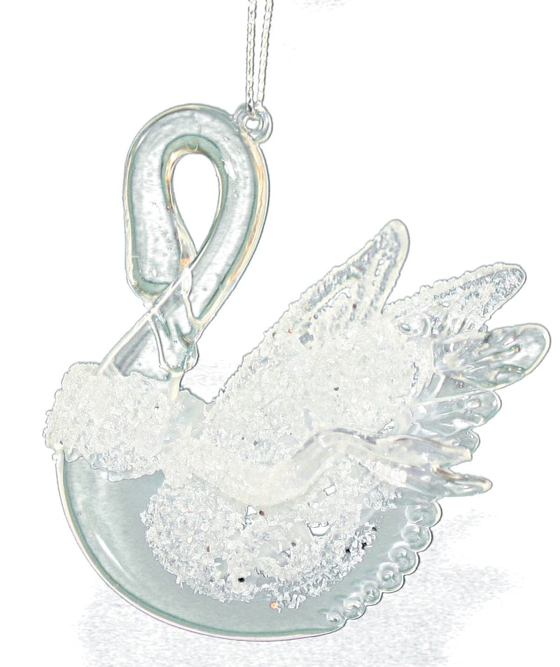 Acrylic Frost Swan - Shelburne Country Store