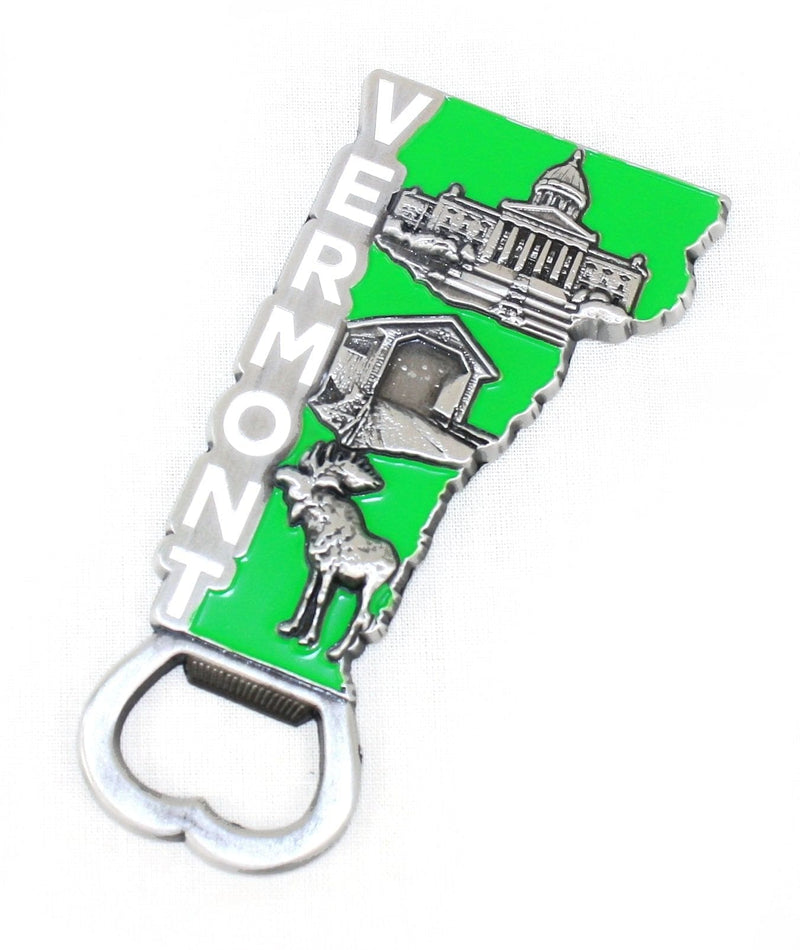 Vermont State Outline Magentic Bottle Opener - Shelburne Country Store