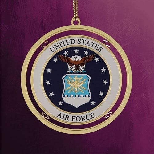 Us Air Force Seal Ornament - Shelburne Country Store