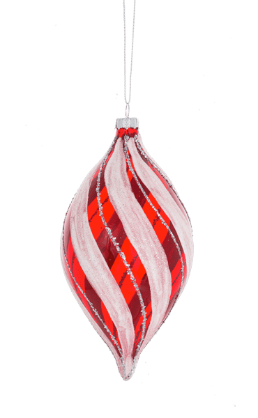 Peppermint Swirl Ornament - Drop - Shelburne Country Store