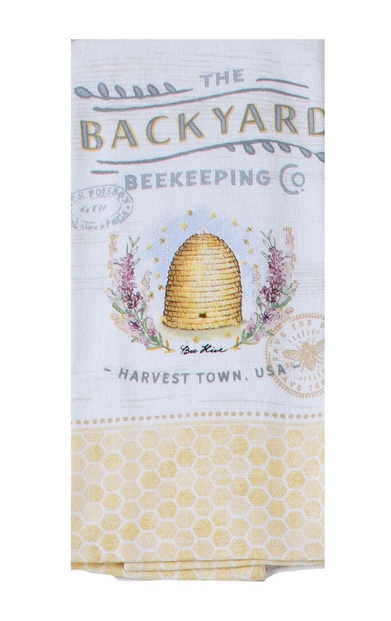 Local Market Backyard Beekeeping  Dual-Purpose Terry  Towel - Shelburne Country Store