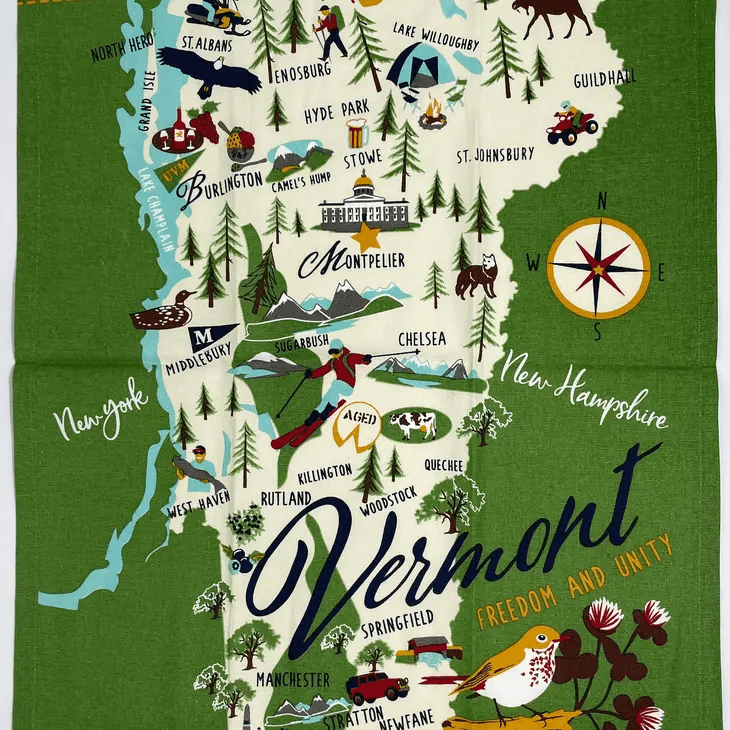 Vermont Tea Towel - Shelburne Country Store