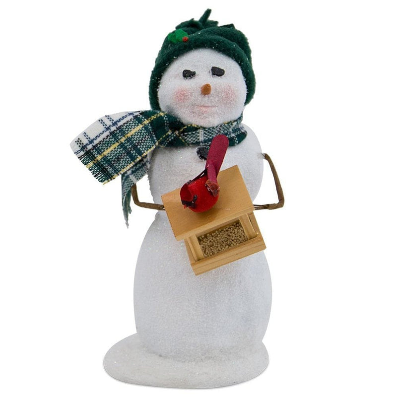 Snowman With Bird Feeder - Shelburne Country Store