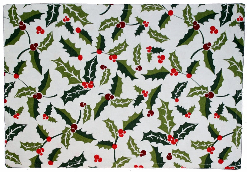 Holly Placemat - - Shelburne Country Store