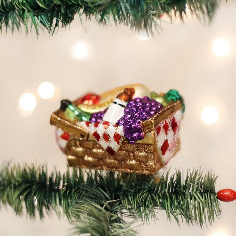 Picnic Basket Ornament - Shelburne Country Store