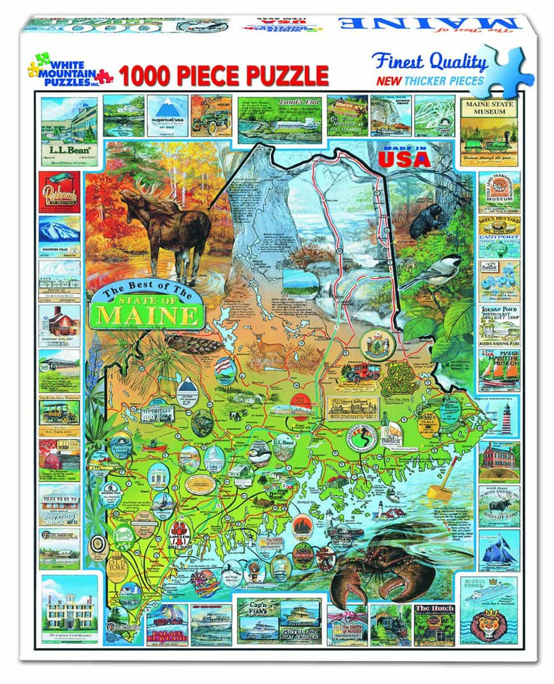 Best of Maine - 1000 Piece Jigsaw Puzzle - Shelburne Country Store