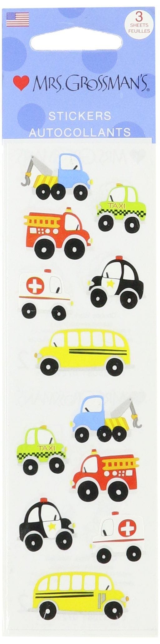 Mrs Grossman's Stickers - Chubby Work Vehicles - Shelburne Country Store