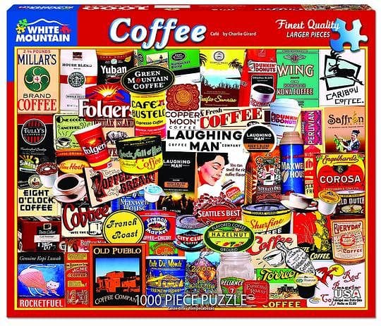 Coffee - 1000 Piece Puzzle - Shelburne Country Store
