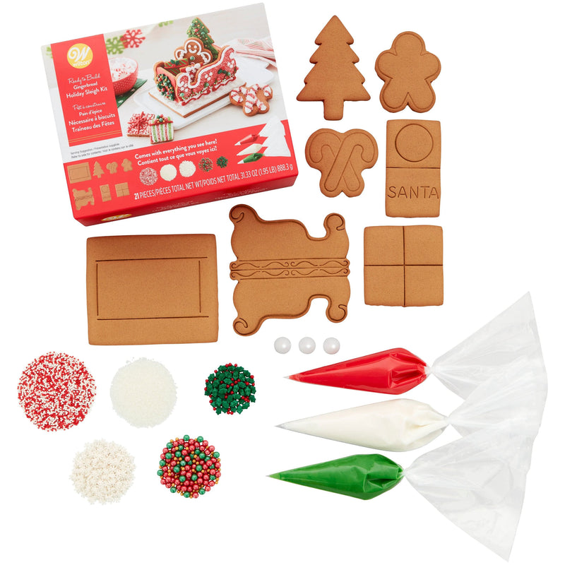 Ready to Build - Gingerbread Sleigh Kit - Shelburne Country Store