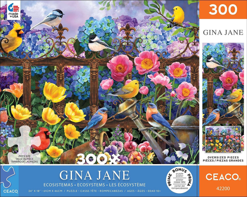 Over Sized Gina Jane Ecosystems 300 Piece Puzzle - Shelburne Country Store