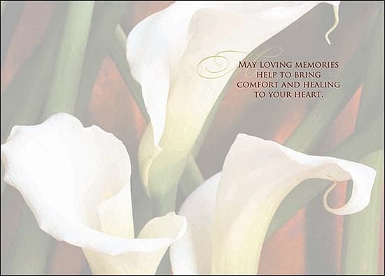 Sympathy Card -  May loving memories bring comfort - Shelburne Country Store