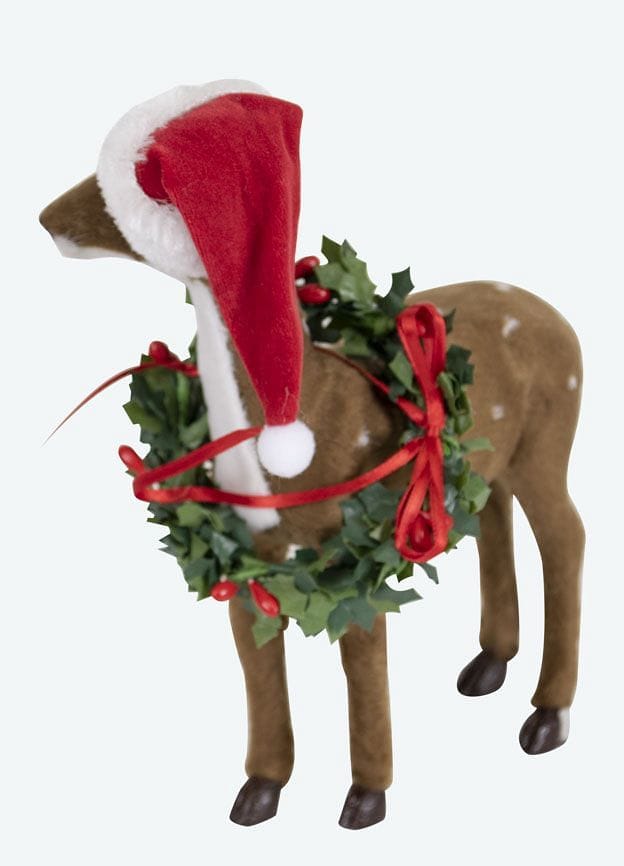 Reindeer With Wreath - Shelburne Country Store