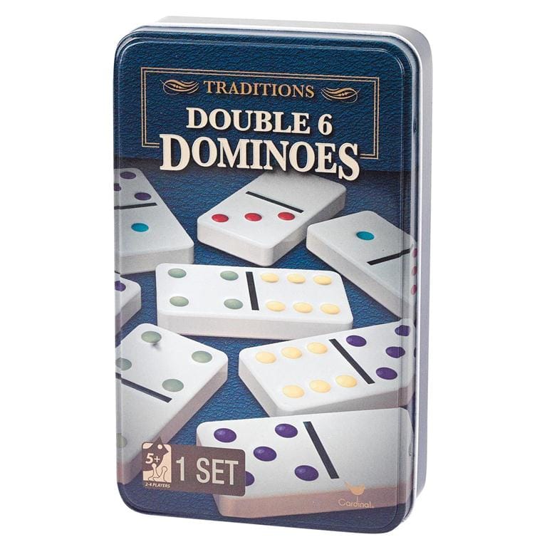Double Six Dominos - Tin Box - Shelburne Country Store
