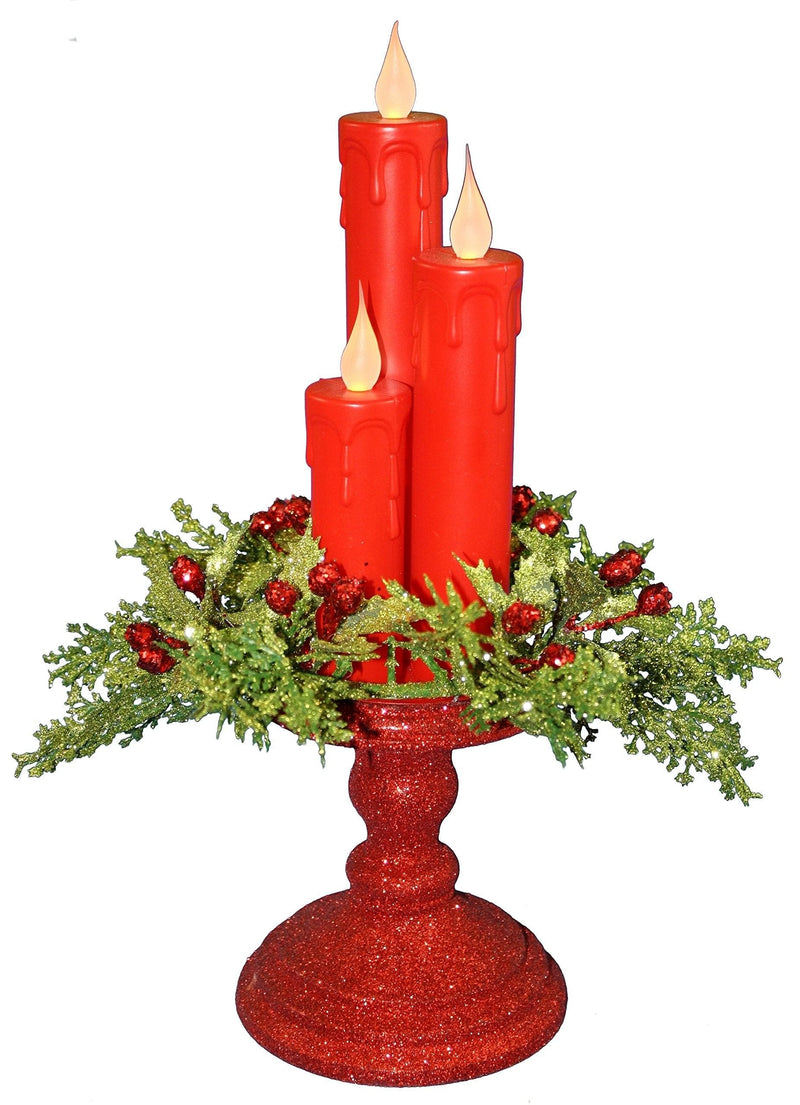 Acrylic Triple Candle Led - Shelburne Country Store