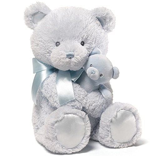 Gund Momma And Baby Teddy Bear Stuffed Rattle - - Shelburne Country Store
