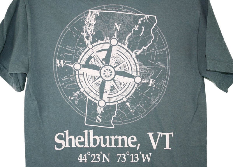 T-Shirt - Shelburne Compass Location - - Shelburne Country Store