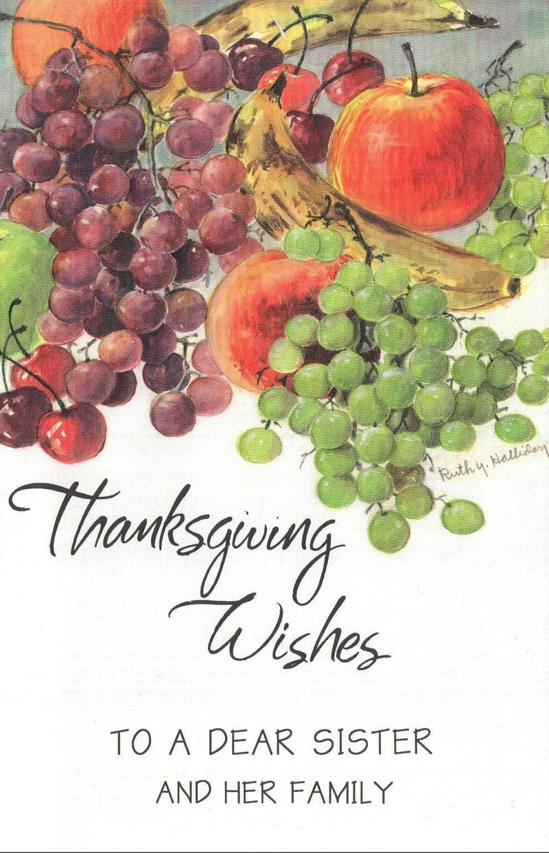 Thanksgiving Wishes Card - Shelburne Country Store
