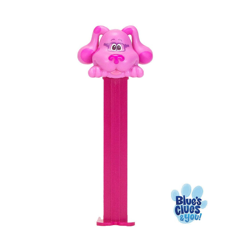 Pez - Nick Jr Dispenser with 3 Candy Rolls - Blues Clues - Magenta - Shelburne Country Store
