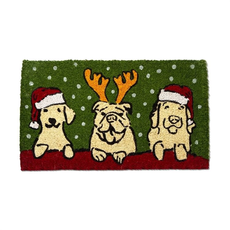 Holiday Dogs Coir Mat - Shelburne Country Store