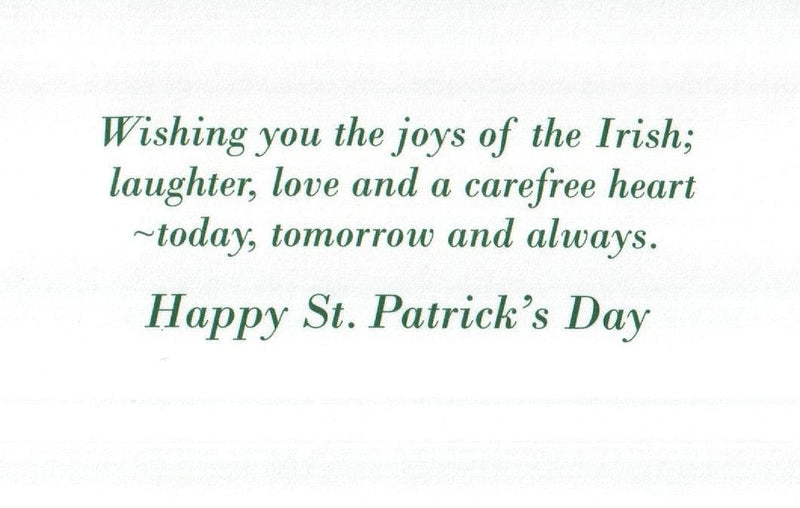 May Your thoughts be.. St. Patrick's Day Greeting Card - Shelburne Country Store