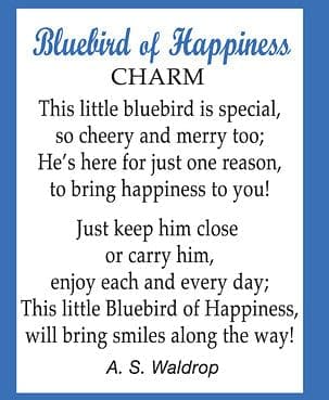 Bluebird of Happiness Charm - Shelburne Country Store