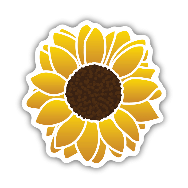 Sunflower 2.0 - Large Printed Sticker - Shelburne Country Store